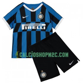 Inter Milan Bambino Maglia Prima 2019/2020 Manica Corta (+ Pantaloncini)